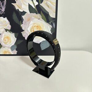 New Miu Miu Womens Black Headband